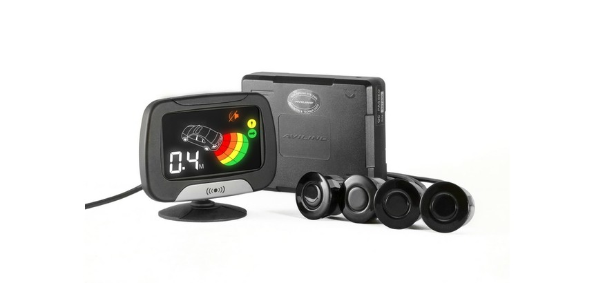 Парктроник Aviline передний, lcd черный (артикул: R980099011H)